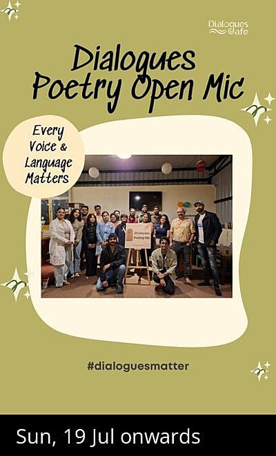 Dialogues Poetry Open Mic x Dastak