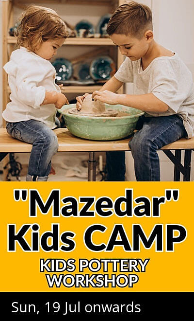 "Mazedar" Kids Camp Pottery workshop