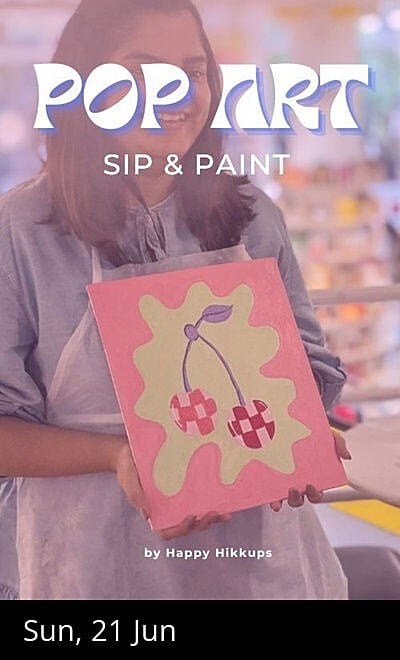 Sip & Paint - Pop Art Canvas Painting Experience