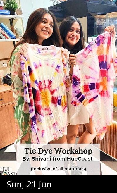 TieDye Workshop with HueCoast-Father's Day Special