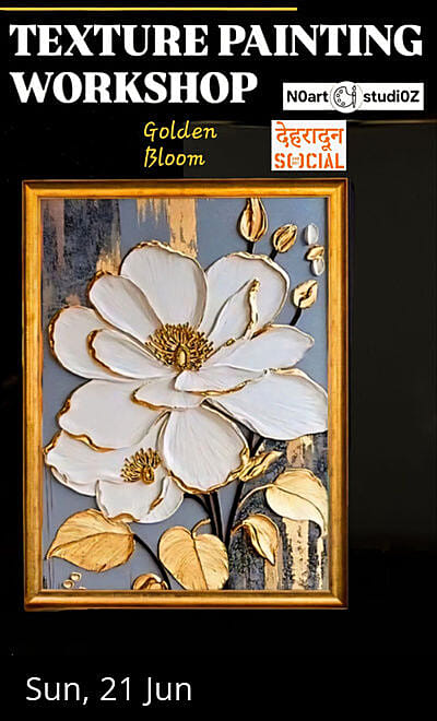 Texture Art Golden Bloom by NOart studiOZ