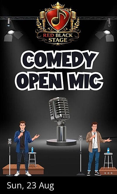 Comedy Open Mic by Redblackstage