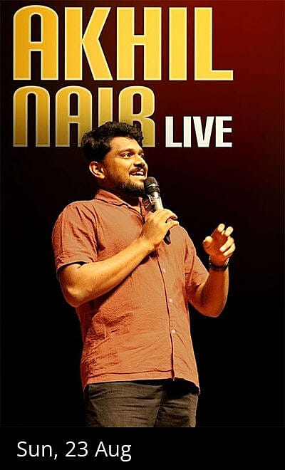 Akhil Nair: Live