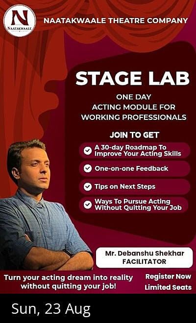 STAGE LAB: Acting Module for Working Professionals