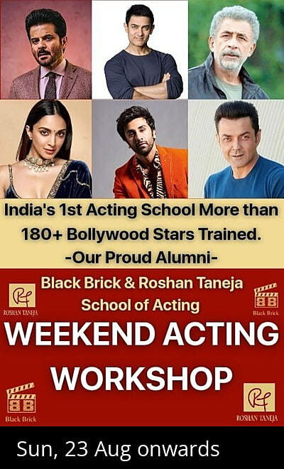Acting Workshop By Roshan Taneja School of Acting 