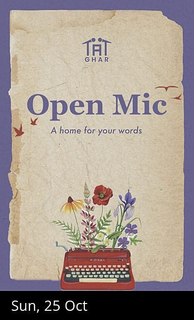 Ghar - An Open Mic For Words By Tape A Tale