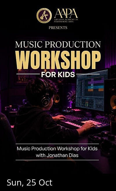 MUSIC PRODUCTION WORKSHOP FOR KIDS