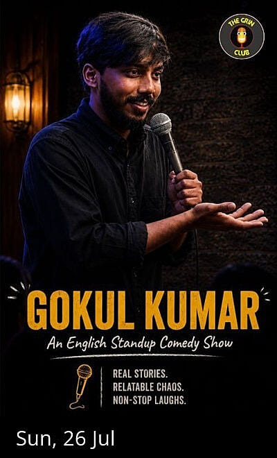 Gokul Kumar Live - An English Standup Comedy Show