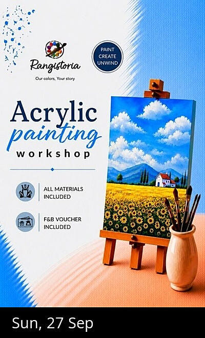Sunflower Fields: Acrylic Painting Workshop