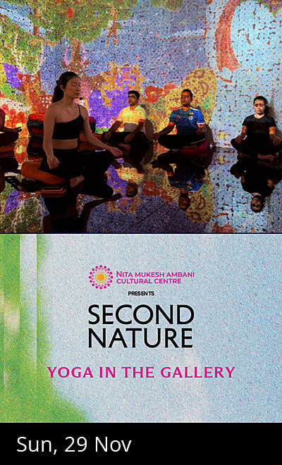 Yoga in the Gallery conducted by Amy Kim