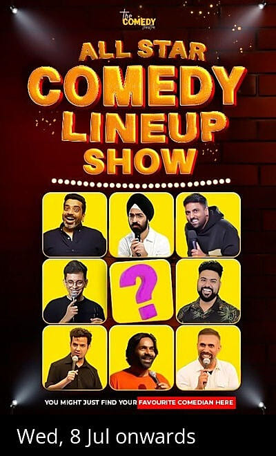 All Star Lineup- A Curated Stand up comedy show