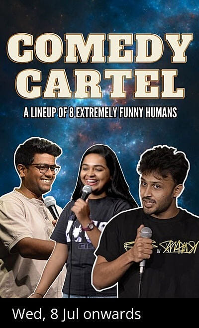 Comedy Cartel - lineup of 8 comedians