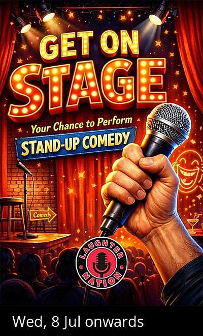Get on Stage - Perform Standup comedy