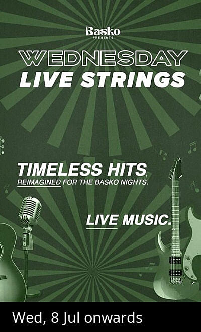 Wednesday Live Strings at Basko!