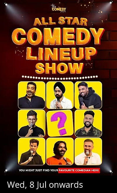 All Star Lineup- A Curated Stand up comedy show