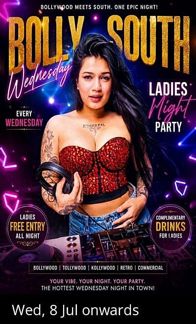 A Bolly South Wednesday Ladies Night