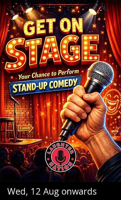 Get on Stage - Perform Standup comedy