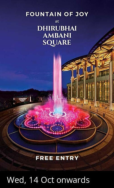 Fountain of Joy - Dhirubhai Ambani Square