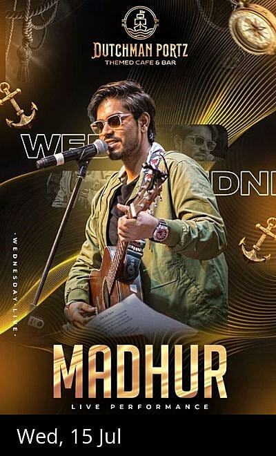Musical evening with MADHUR only at Dutchman Portz
