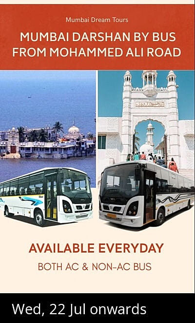 Mumbai Darshan by Bus from Mohammed Ali Road
