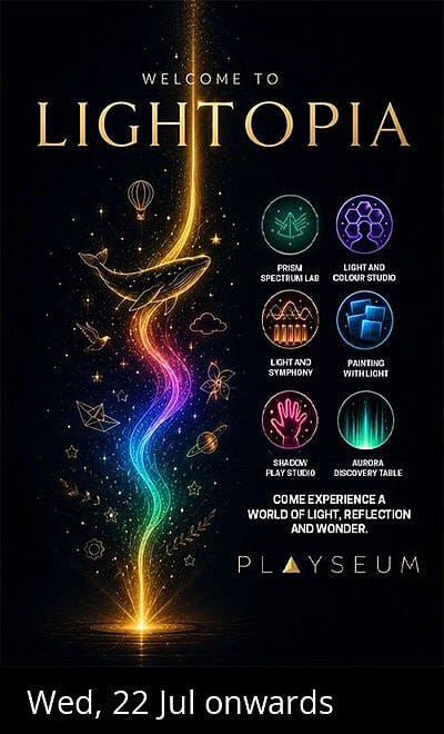 Lightopia at Playseum