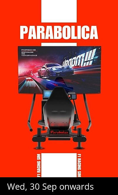F1 Racing Simulators at Parabolica.