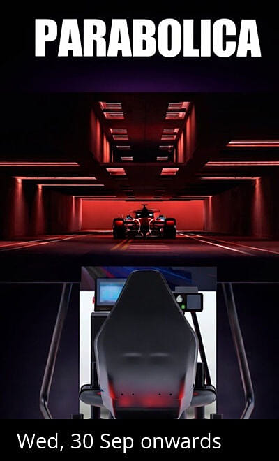 Dual Track F1 Experience at Parabolica.