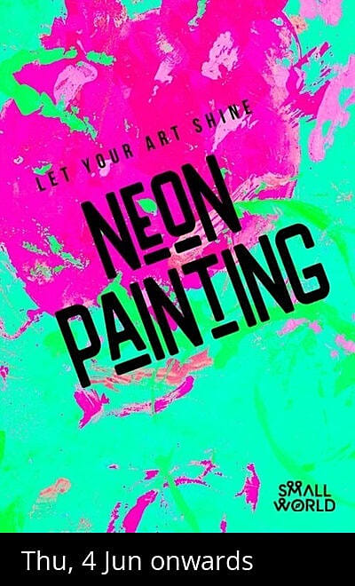 Neon painting 