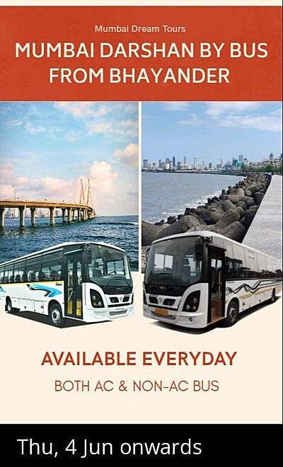 Mumbai Darshan by Bus from Bhayander