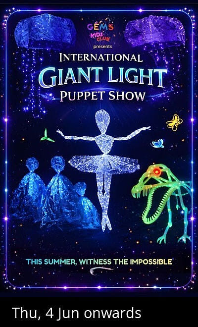 GIANT LIGHT PUPPET SHOW