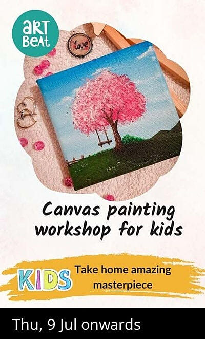 Canvas painting for kids