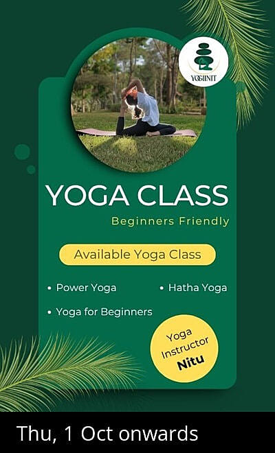 Morning & Evening Yoga sessions