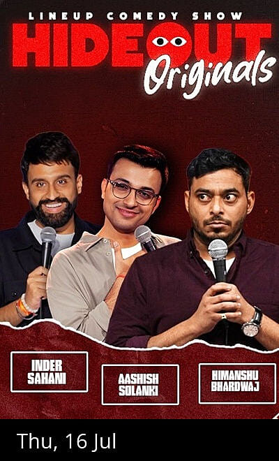 HIDEOUT ORIGINALS FT. Aashish , Inder & Himanshu