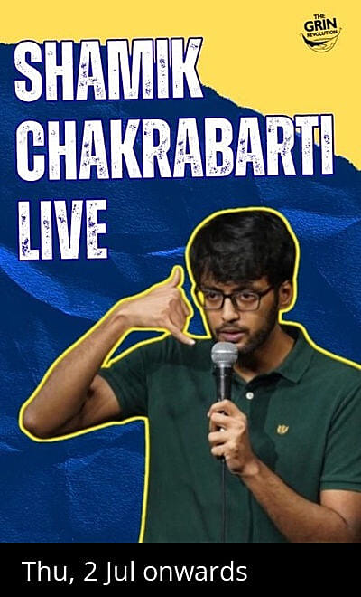 Grin Revolution: Shamik Chakrabarti Live