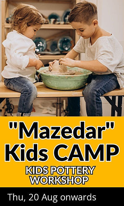 "Mazedar" Kids Camp Pottery workshop