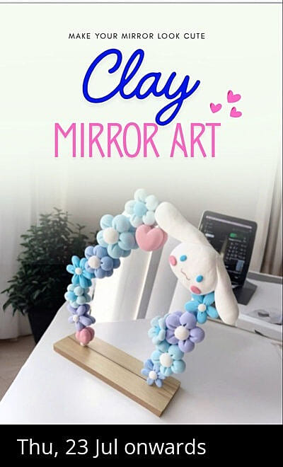 Clay Mirror Art