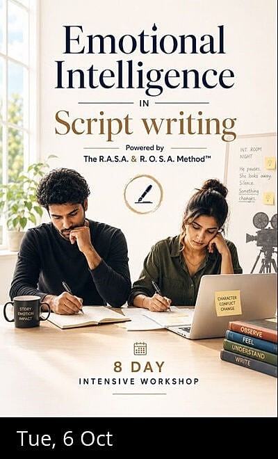 8-Days  Professional Script Writing  Workshop