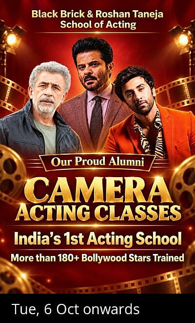 Camera Acting Classes-Roshan Taneja Acting School 