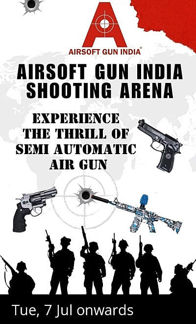 Airsoft Gun India Shooting Experience Arena