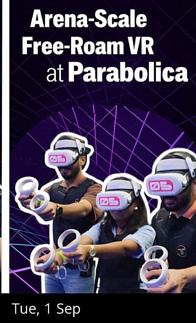 Arena-Scale Free-Roam VR Experience at Parabolica