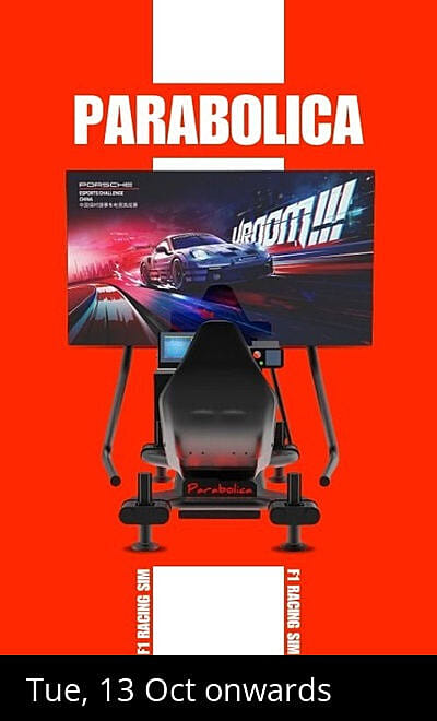 F1 Racing Simulators at Parabolica.