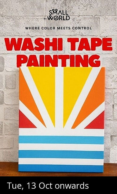 Washi Tape Painting