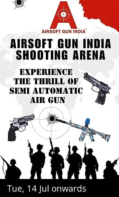 Airsoft Gun India Shooting Experience Arena