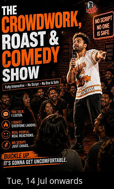 THE CROWDWORK, ROAST & COMEDY SHOW