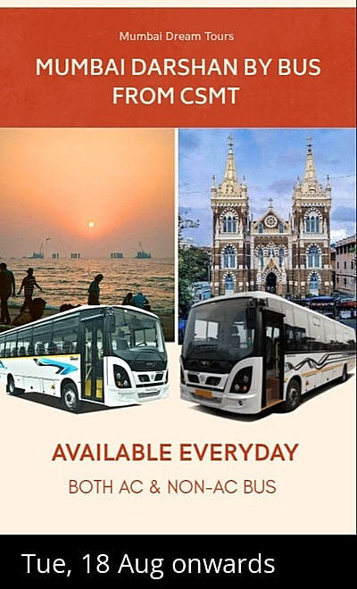 Mumbai Darshan by Bus from CSMT