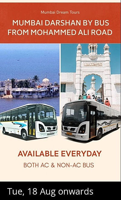 Mumbai Darshan by Bus from Mohammed Ali Road
