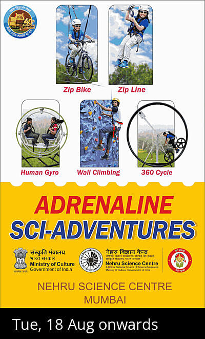 Adrenaline Sci-Adventure at Nehru Science Centre