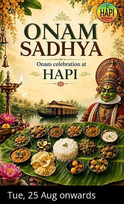 ONAM SADHYA - RHAPI MUMBAI