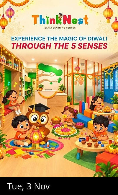 KIDS DIWALI EXPERIENCE THRO' 5 SENSES