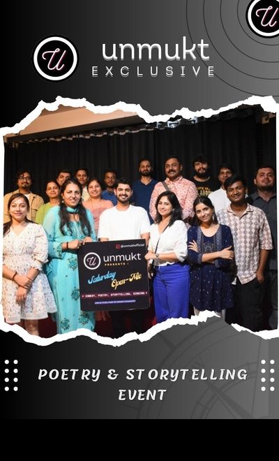 Unmukt Exclusive - Poetry and Storytelling Event